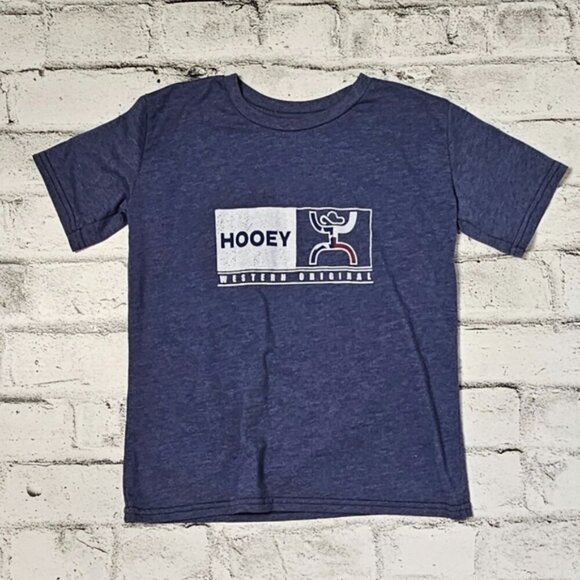 50/50 Blend Short Sleeve Screen Print Blue - Picture 4 of 6